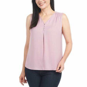 Hilary Radley Ladies' Sleeveless Blouse   Purple